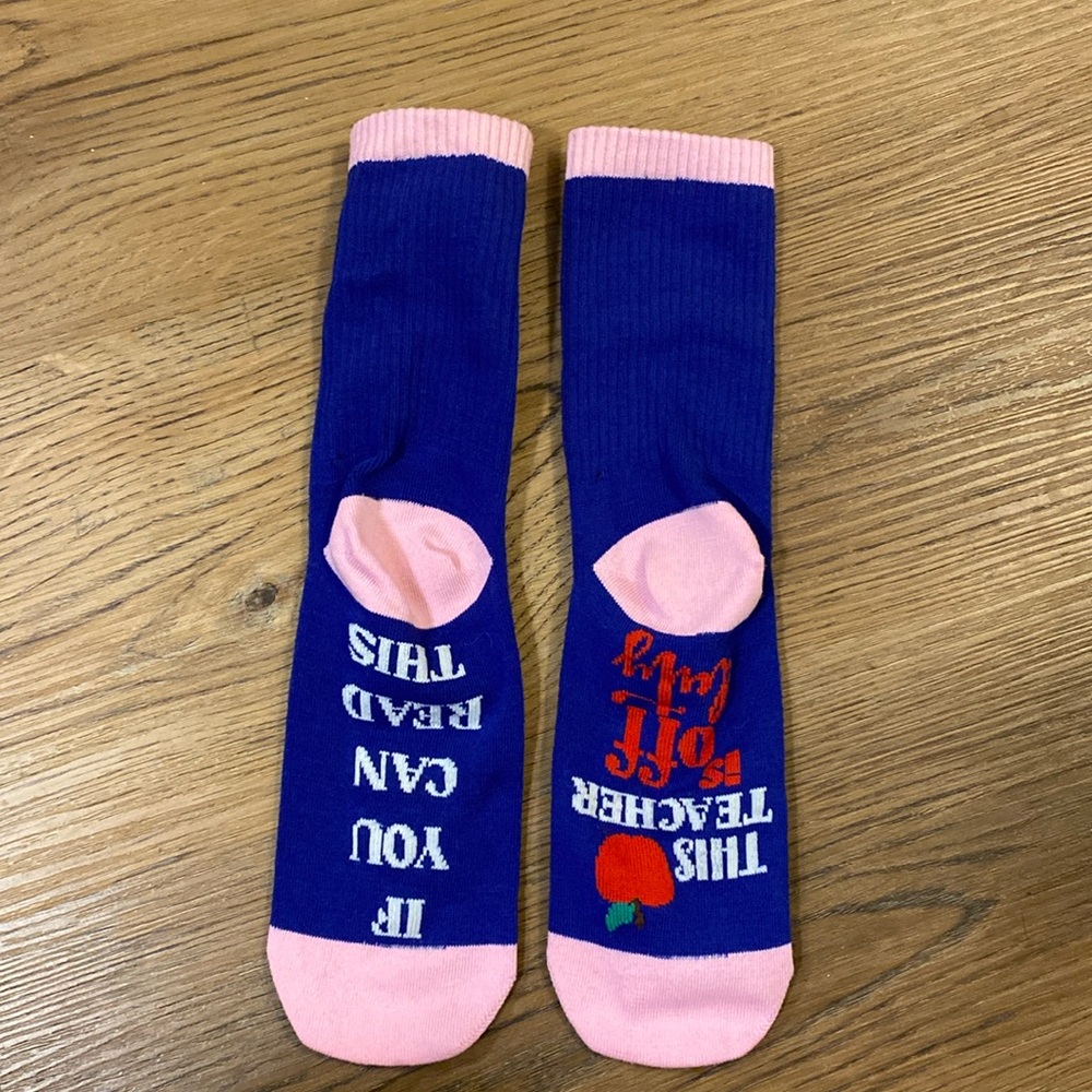 Blue and Pink Socks